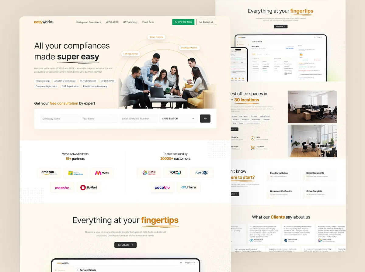 EasyWorks — Compliance Platform